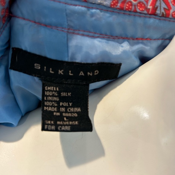 Silkland Woman’s 100% Silk Mandarin collar jacket - Picture 3 of 8